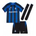 Inter Milan Edin Dzeko #9 Hemmaställ Barn 2022-23 Korta ärmar (+ Korta byxor)